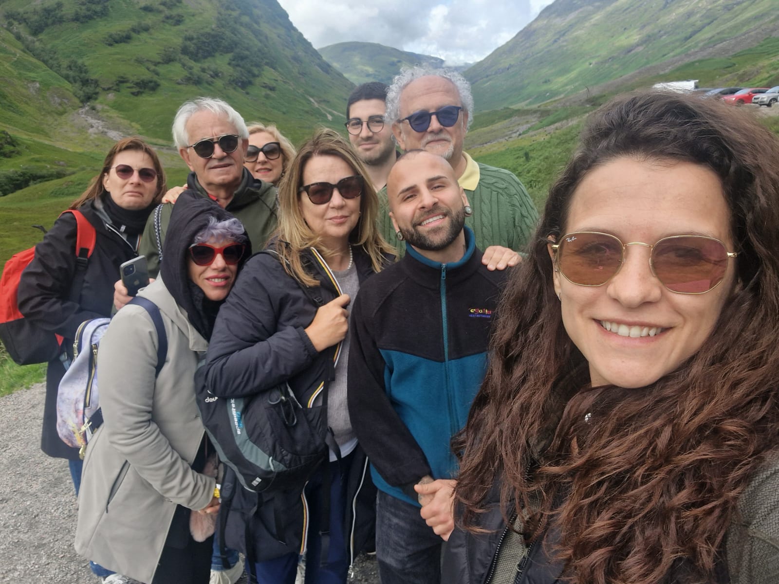 image of a group touring Glencoe