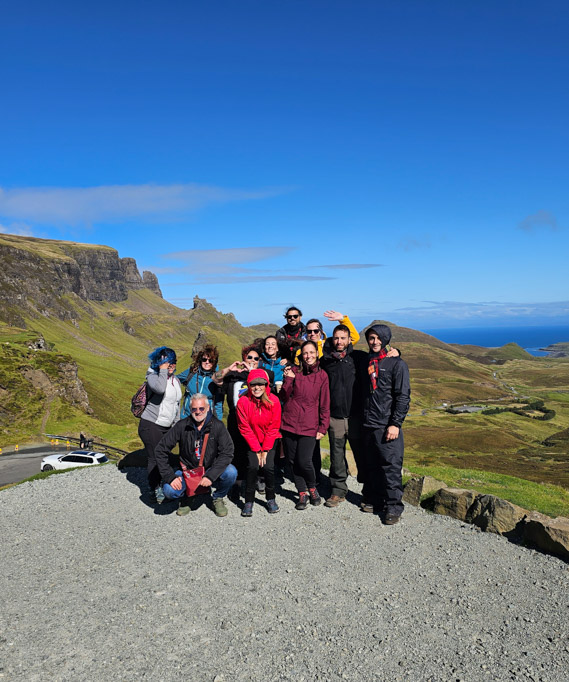image of the group tuoring the highlands