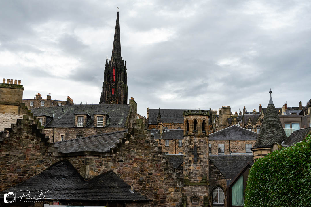 image of the Old Town taken from Princes Street
