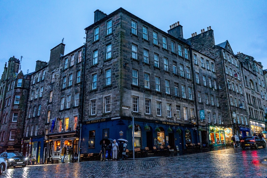 image of the Old Town taken from Princes Street